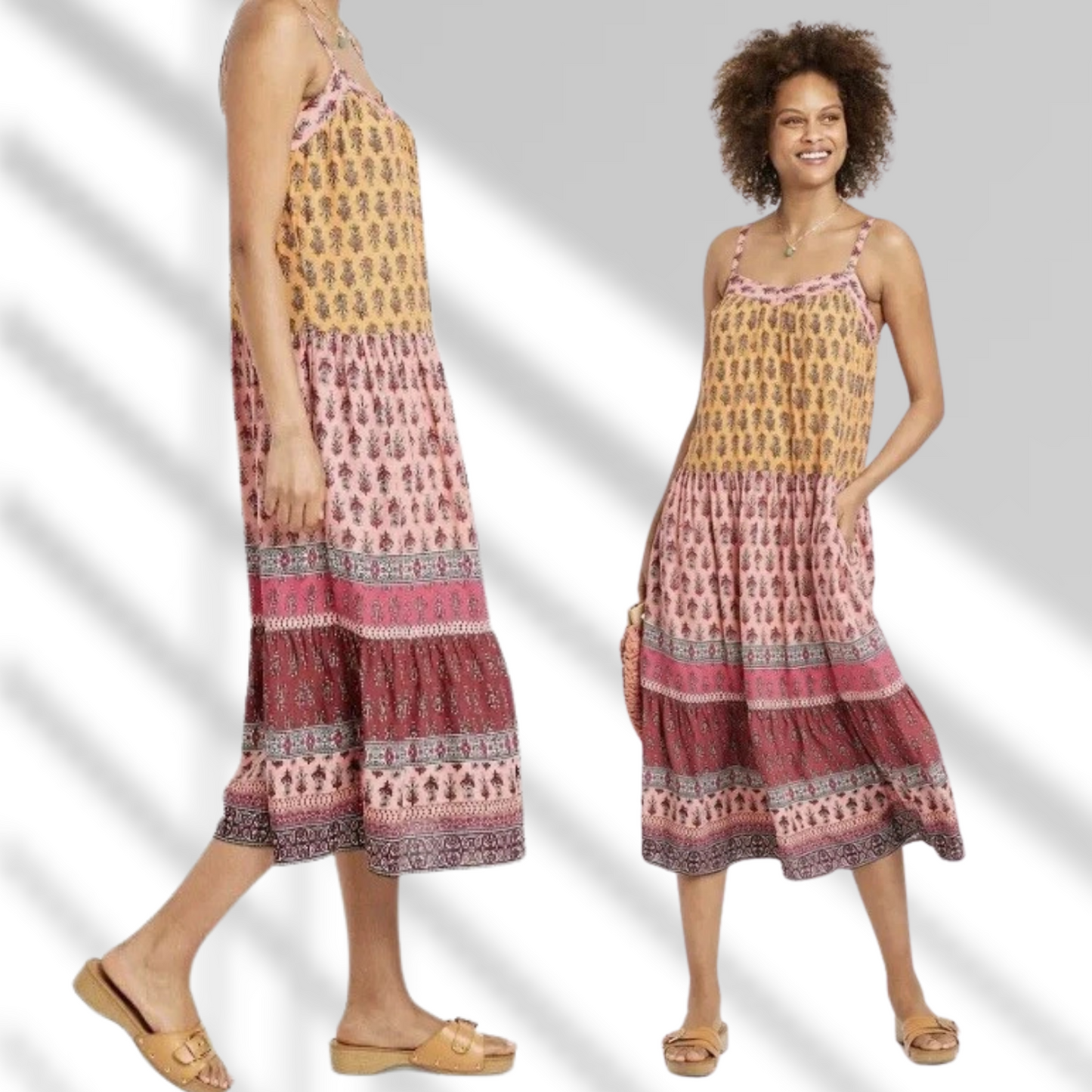 Vestido bohemio de colores