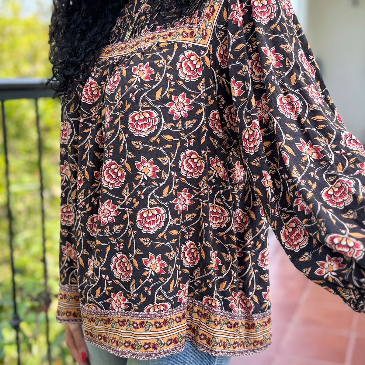 Blusa boho chic