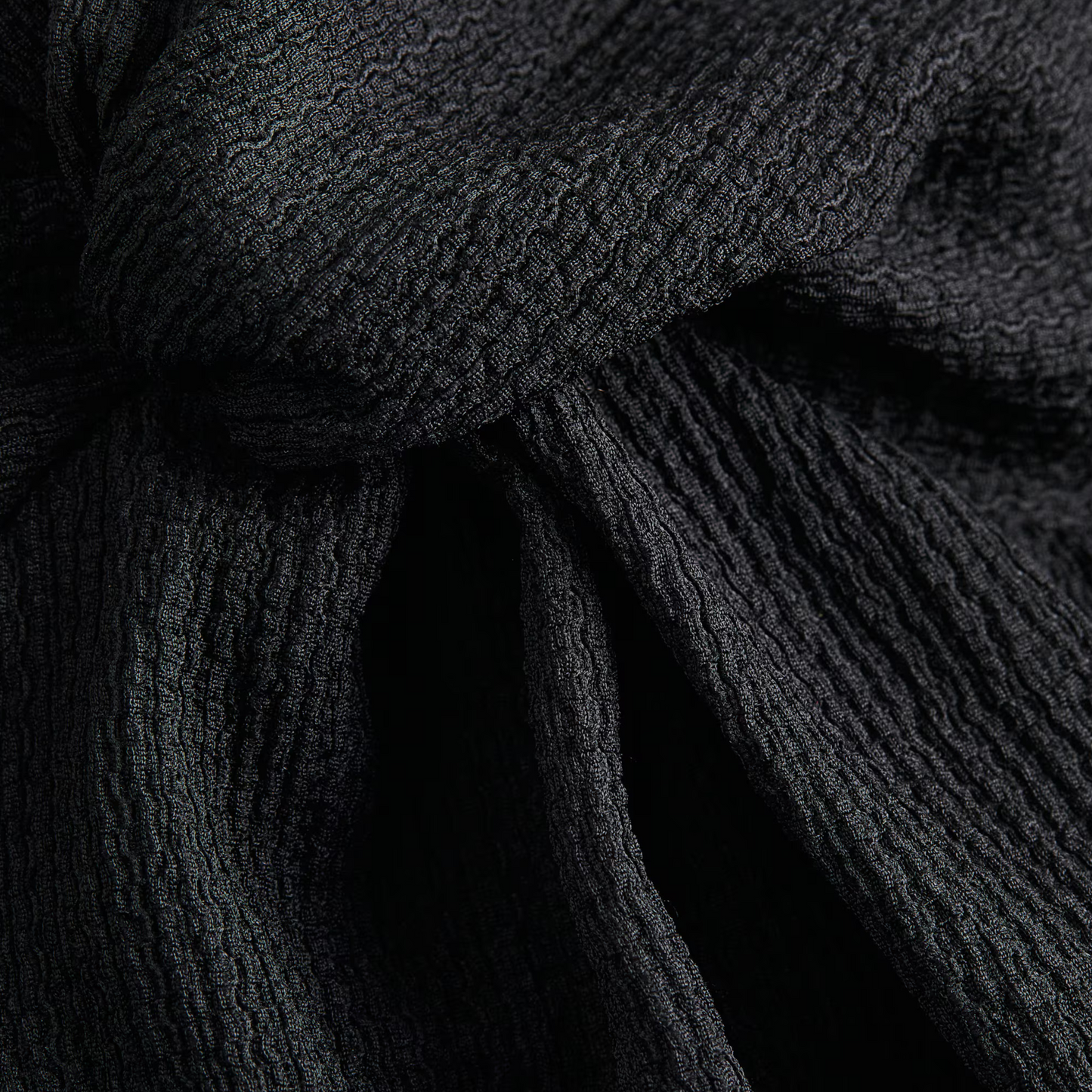 Vestido midi casual negro