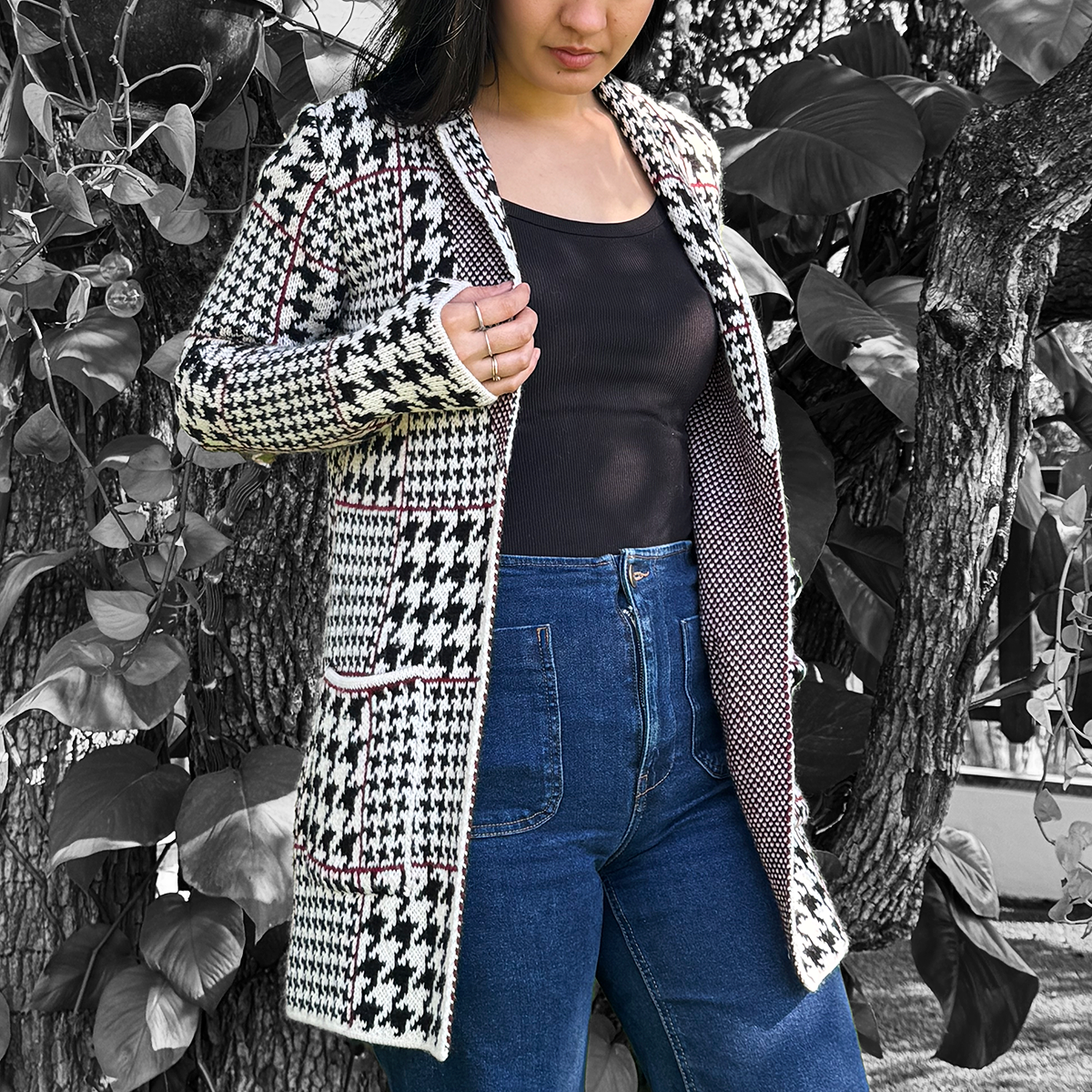 Suéter de cuadros Oxford