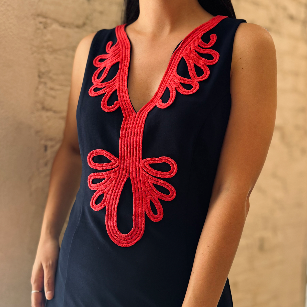 Vestido estilo clásico tropical