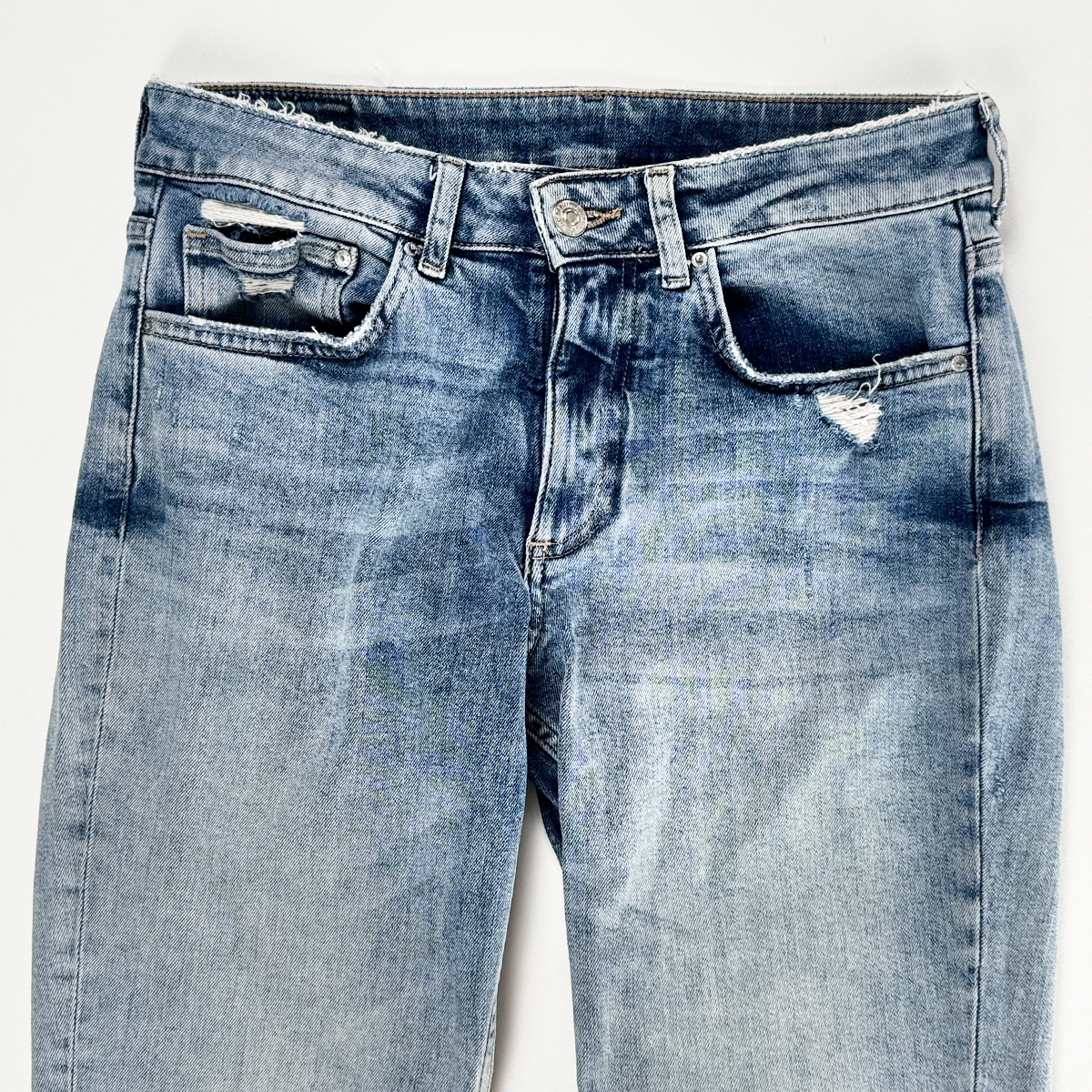 Jeans estilo boyfriend slim