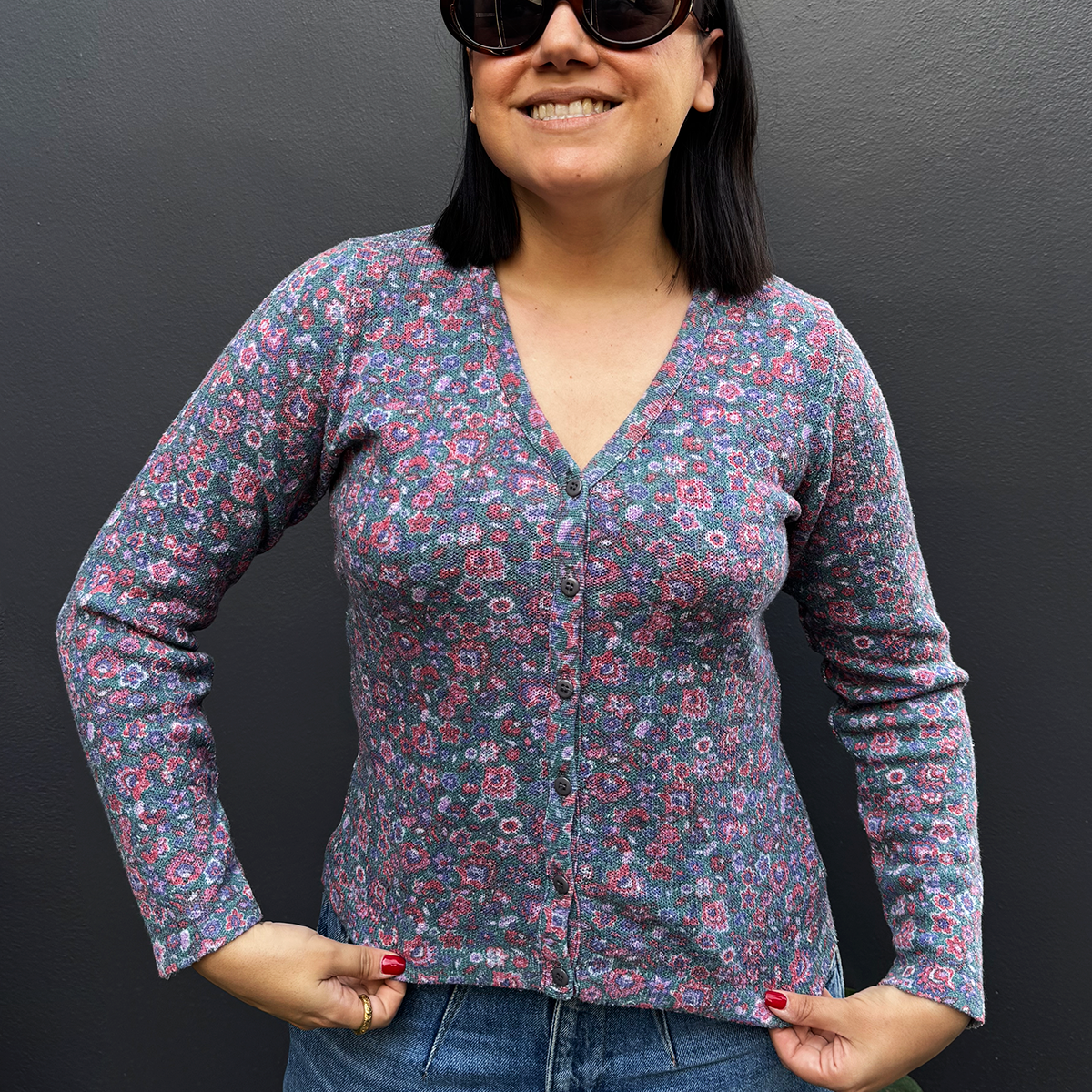 Blusa tejida tipo suéter