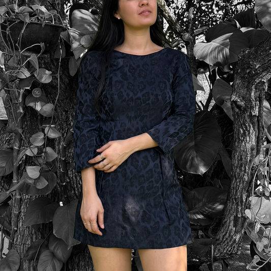 Jumpsuit azul animal print