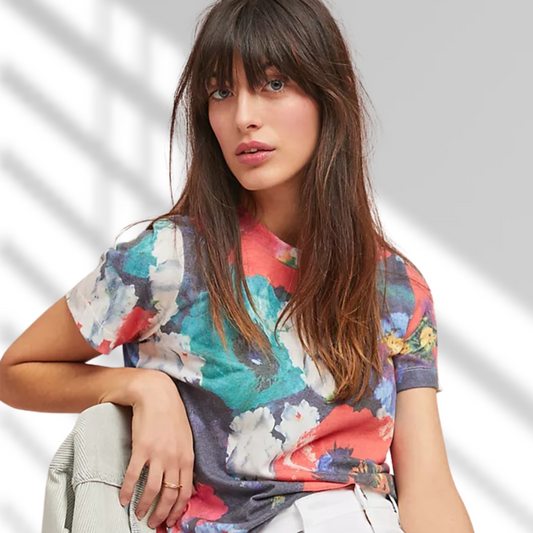 Top con flores boho chic