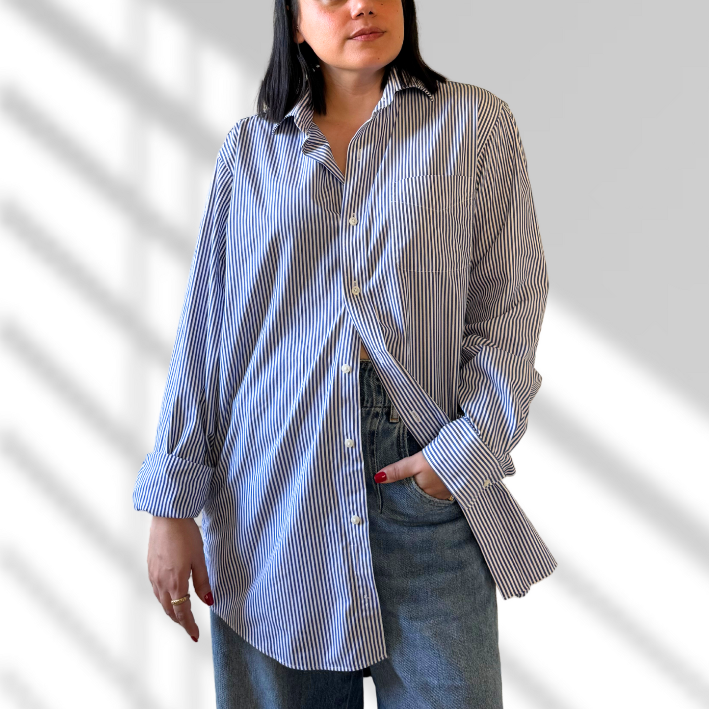 Camisa a rayas elegante