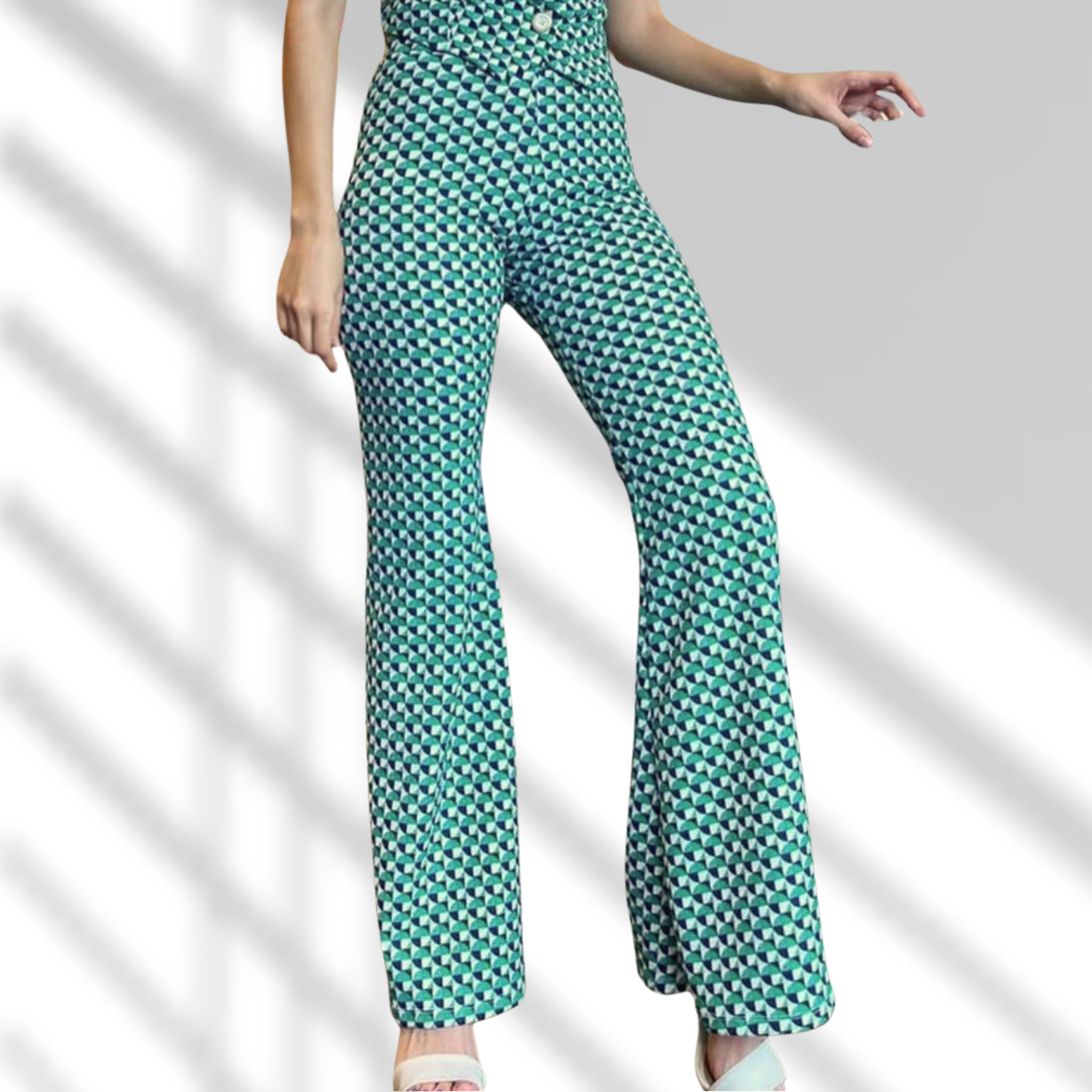 Pantalón groovy estampado