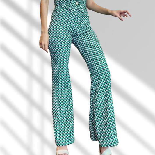 Pantalón groovy estampado
