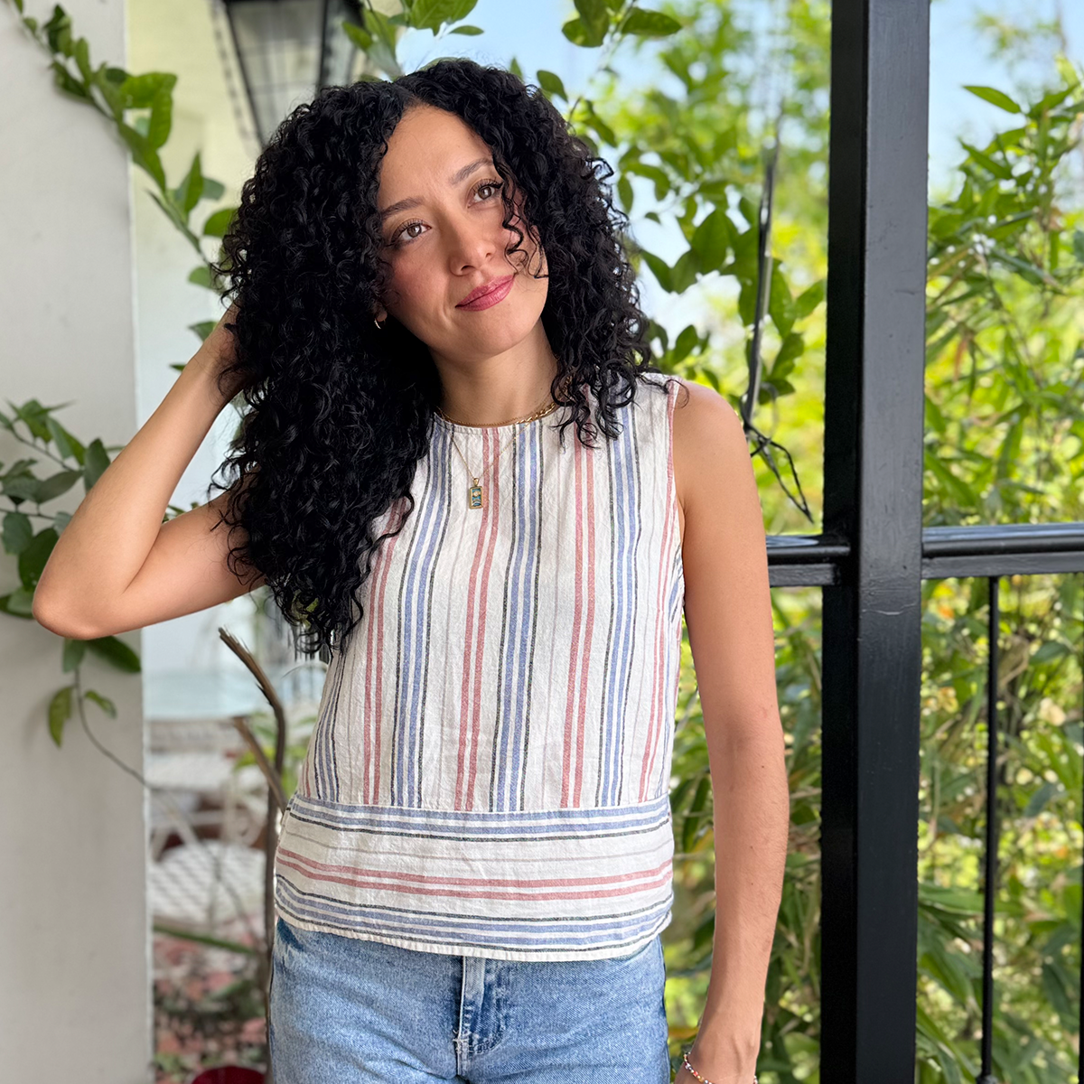 Top corto de verano