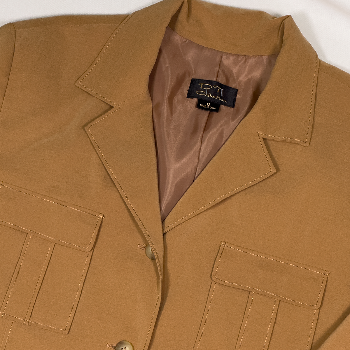 Sobrecamisa vintage terracota