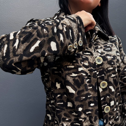 Sobrecamisa en animal print