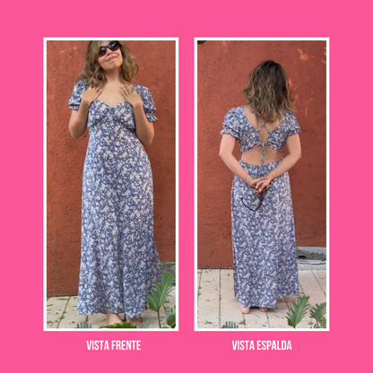 Vestido boho floral de ensueño