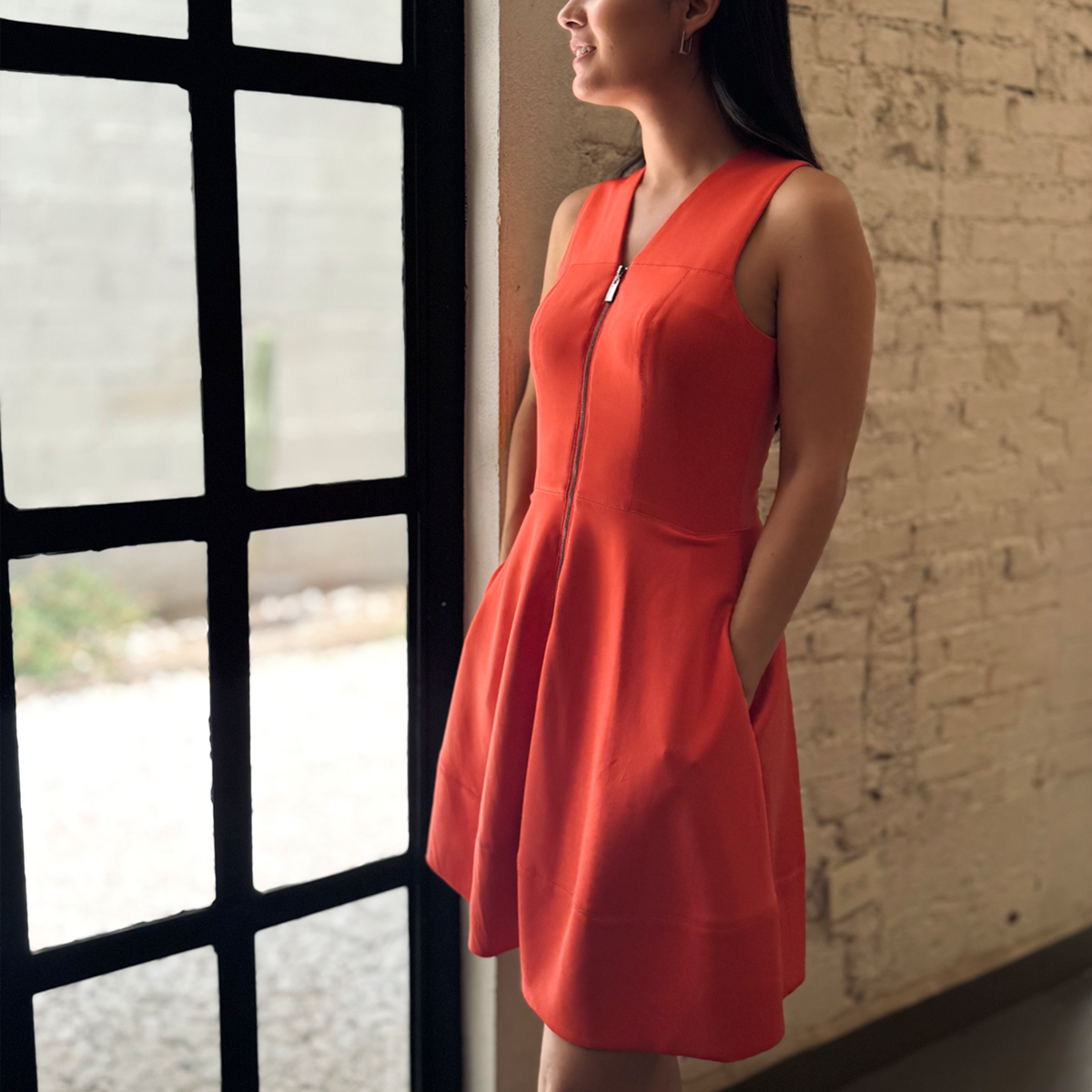 Vestido corto de verano corte skater