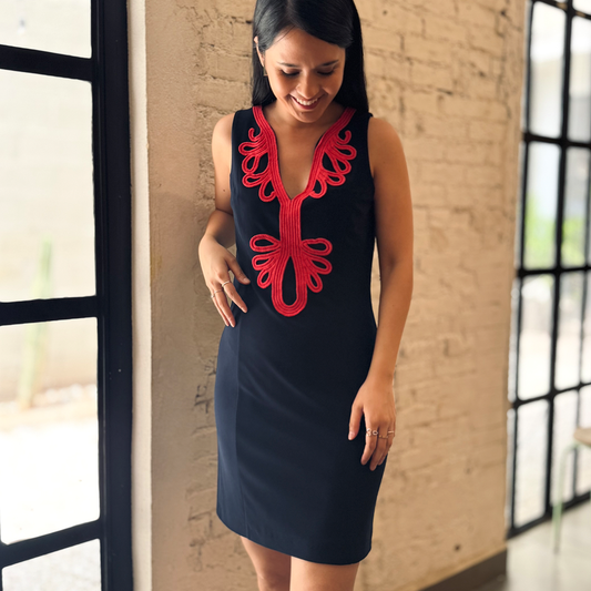 Vestido estilo clásico tropical