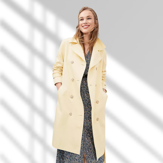 Gabardina de lino Butter Yellow
