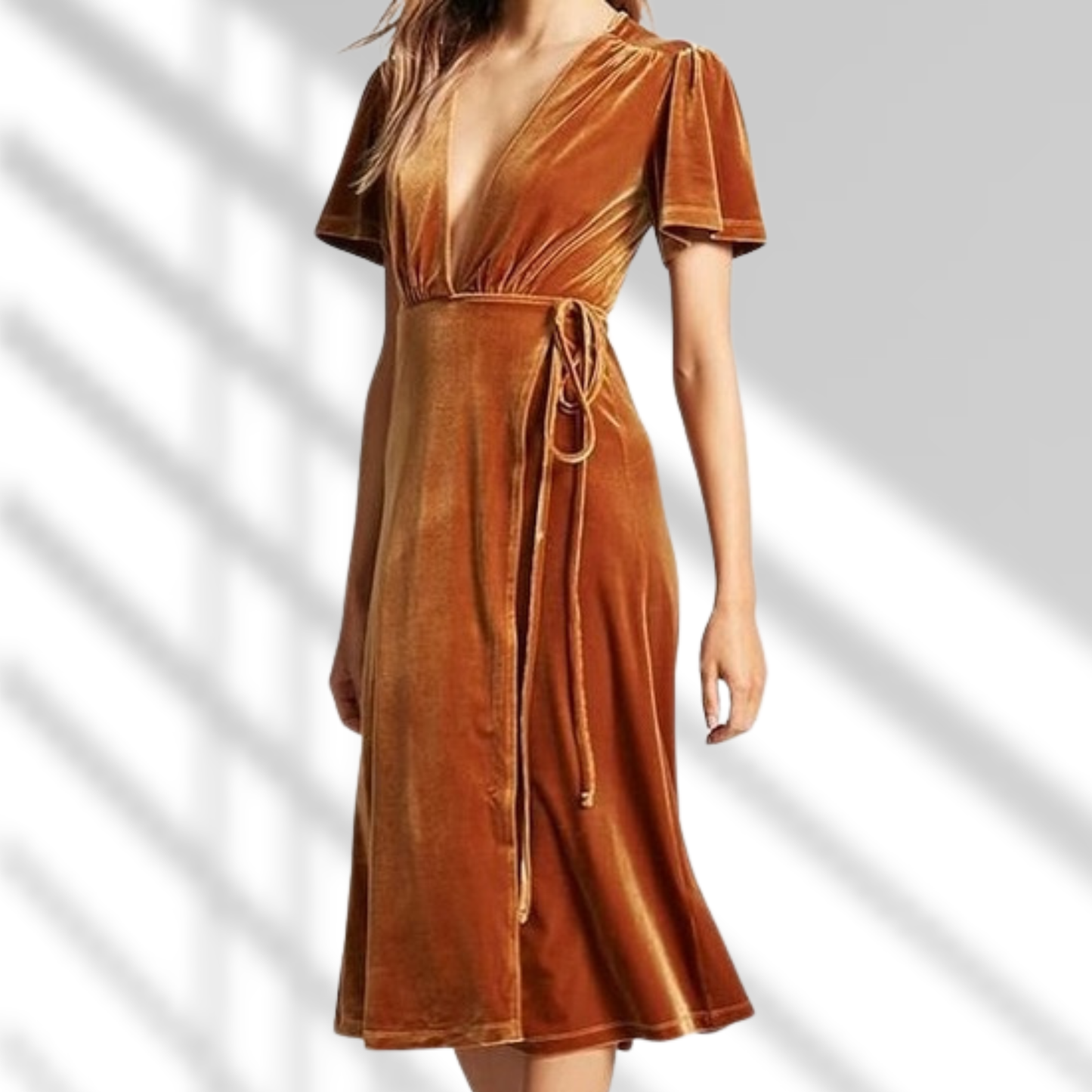 Vestido de tercipelo elegante