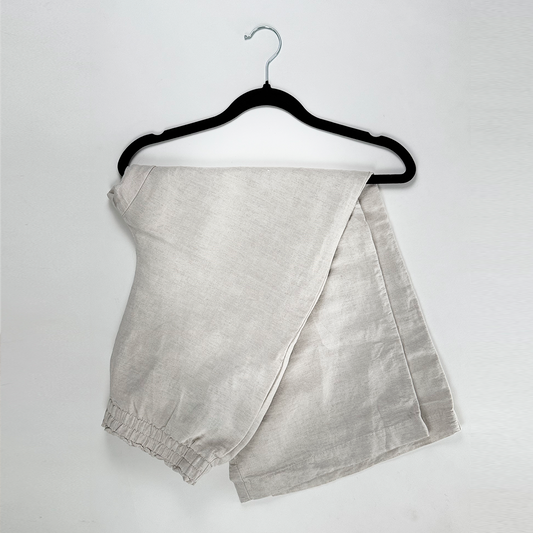 Culotte de lino claro